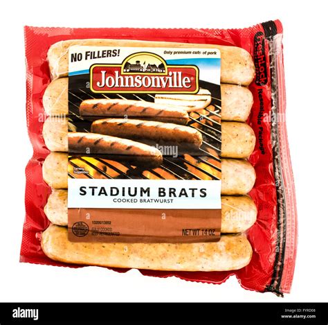 Johnsonville bratwurst hi-res stock photography and images - Alamy