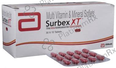 Surbex XT Soflets 15s - Uses, Side Effects, Price, Generic | PlatinumRx