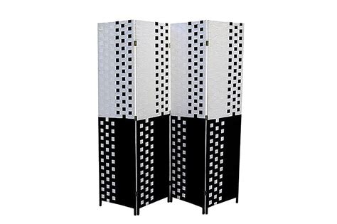 Buy Karnak 4-Panel Room Dividers and Folding Privacy Screens Partition ...