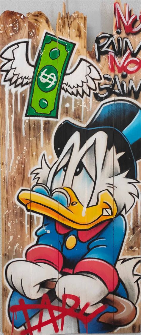 Contemporary Art - Mixed media on wood - No pain no gain - Daru