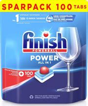 Finish Dishwasher Tablets All In 1 Powerball Lemon - 100 Tablets ...