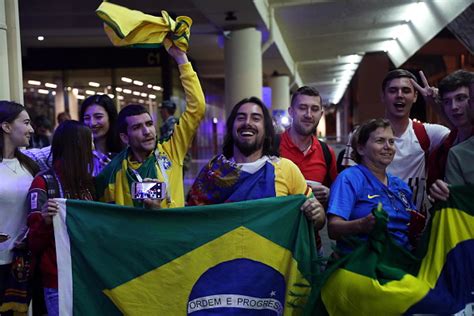2018 FIFA World Cup: Team Brazil arrives in Russia - Photos,Images ...
