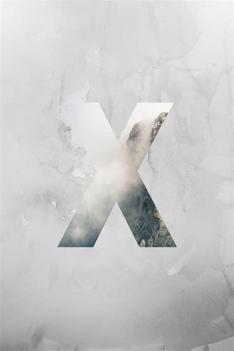 x wallpaper letter