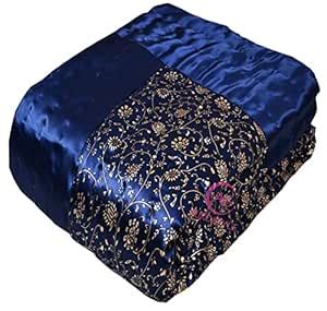 Buy AUROSTYLE Rajasthani Cotton Filled Light Weight Silk Soft Jaipuri ...