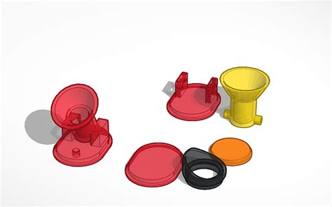3D design Olympus microscope parts | Tinkercad