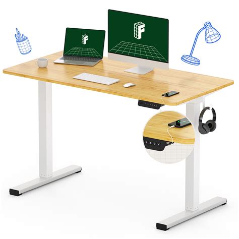 Buy FLEXISPOT Standing Desk Adjustable Height Desk Quick Assembly with ...