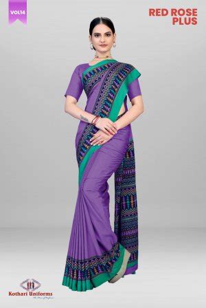RPS2A - Uniform Sarees | Kothari Uniforms | Red Rose Plus