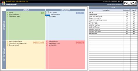 Eisenhower Matrix Template | Prioritize Your Tasks in Excel