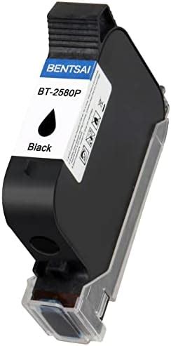 BENTSAI BT-2580P Original Solvent Fast Dry Black Ink Cartridge ...