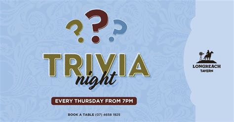 Trivia Thursdays at Longreach Tavern, 103 Eagle Street, Longreach, QLD ...