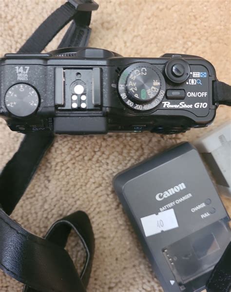 Canon Powershot Model G10 Camera w/ Charger
