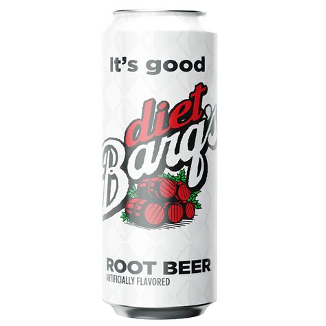 Diet Barq's Root Beer Soda Soft Drink Can 568ml - 3D Model by murtazaboyraz