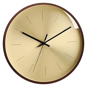 Buy CALANDIS Clock Minimalism Non Ticking Round Battery Powered for ...