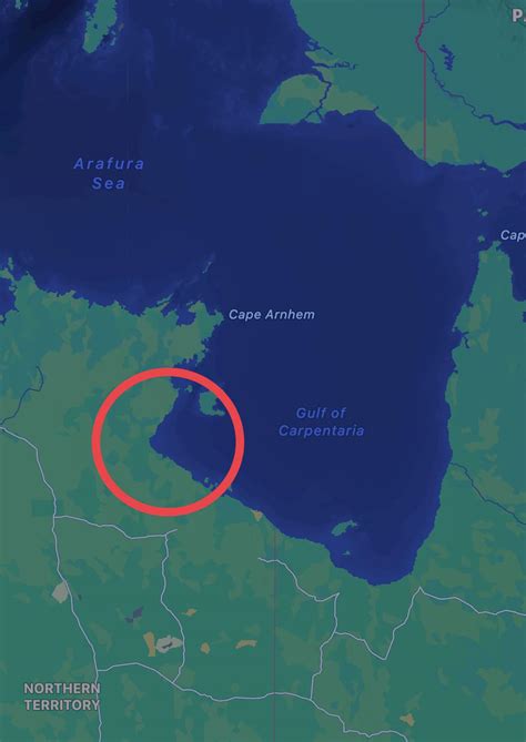 Gulf Of Carpentaria Map