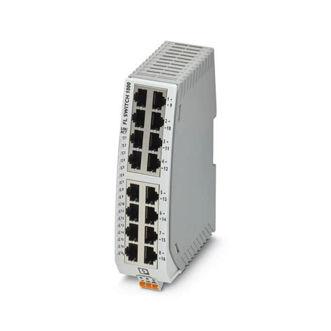 Ethernet Switches - PHOENIX CONTACT 5 PORT ETHERNET SWITCH -FL SWITCH ...
