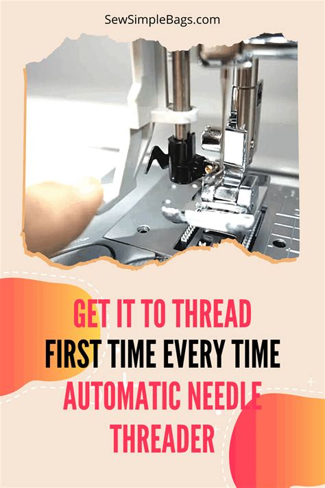Image result for How to Use Automatic Needle Threader Device