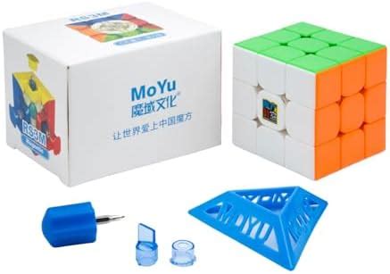 D ETERNAL Moyu Mfjs Meilong 3C Cube 3X3X3 High Speed Stickerless Magic ...