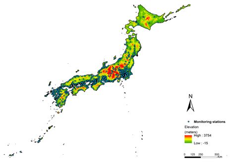 A National-Scale 1-km Resolution PM2.5 Estimation Model over Japan ...
