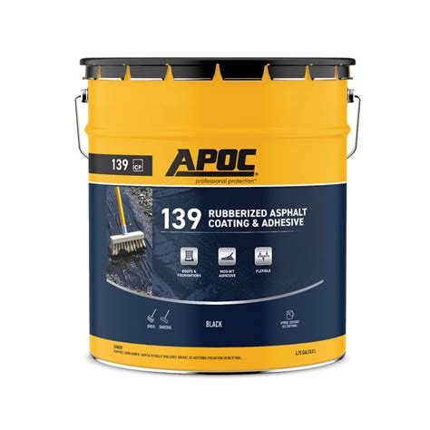 APOC® 139 Rubberized Asphalt Coating & Adhesive