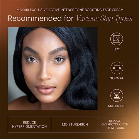 Buy Makari Exclusive Active Intense Tone Boosting Face Cream (1.7 oz ...