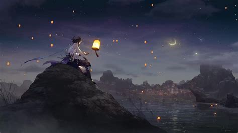 Xiao Lantern Festival Genshin Impact Live Wallpaper - WallpaperWaifu