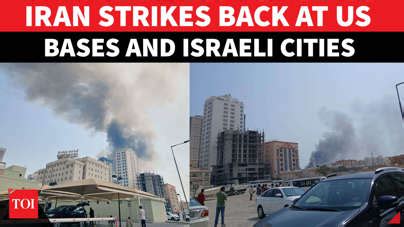 Iran unleashes missiles on American bases in Mideast from Bahrain to ...