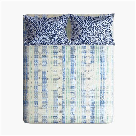 Buy PORTICO Galaxy Cotton 128TC Printed 3Pcs Queen Bedsheet Set from ...
