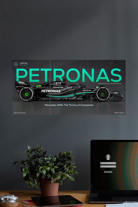 Mercedes AMG PETRONAS | CAR SET | 3 Piece Set | Posterized.in