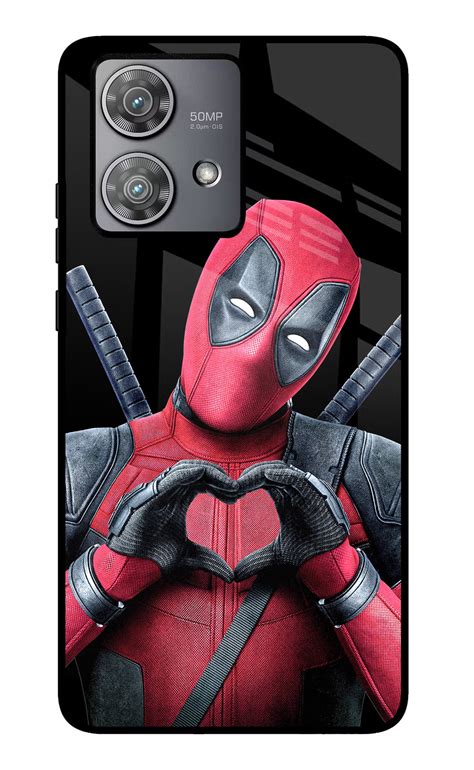 Buy Now Deadpool Glass Case for Moto Edge 40 Neo Online | Casekaro