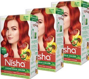 Nisha cream permanent hair color superior quality no ammonia cream ...