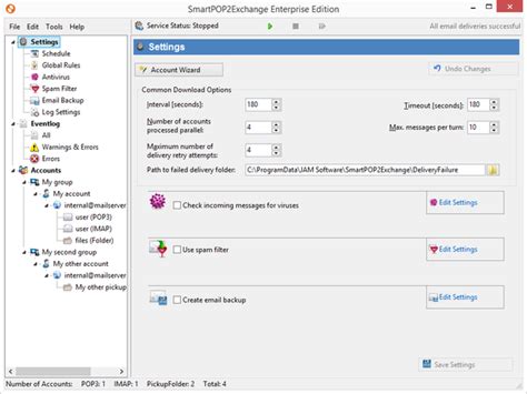 IMAP/POP3 Connector SmartPOP2Exchange