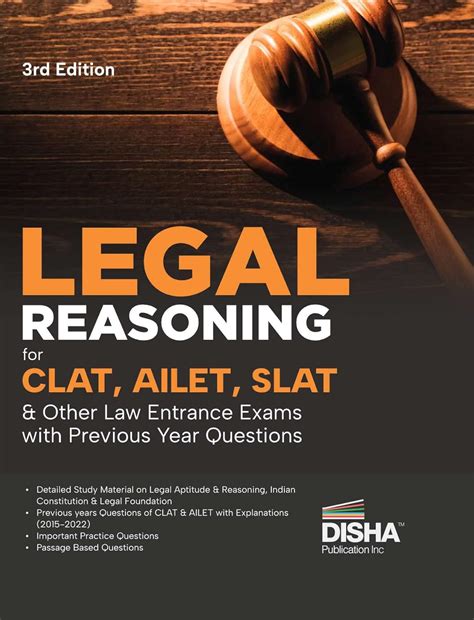 Legal Reasoning for CLAT, AILET, SLAT & Other Law Entrance Exams with ...