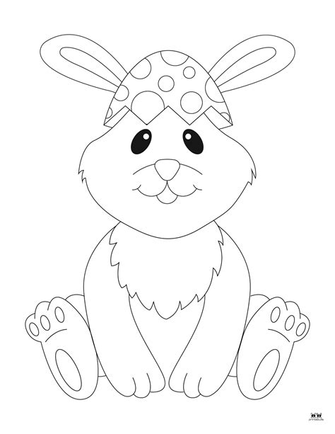 Easter Bunny Coloring Pages - 75 FREE Pages | Printabulls