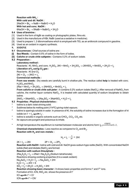 P Block Class 12 Notes | Halogen Family | IIT JEE & NEET