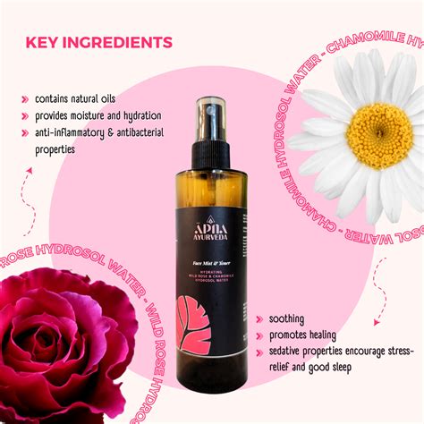 Āpna Ayurveda Chamomile & Rose Facial Toner | Vegan & Cruelty free ...