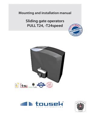 Fillable Online Mounting the MRIN Riser Mount to LiftMaster Slide Gate ...