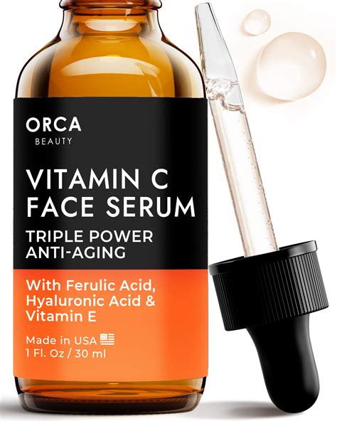 Buy Vitamin C Serum For Face with Hyaluronic Acid - Vitamin C Skin ...
