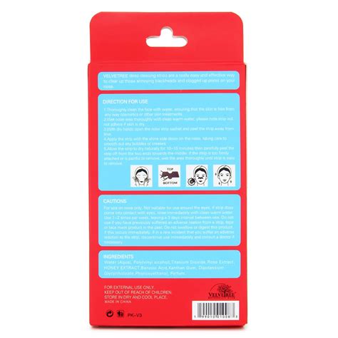 Deep Cleansing Rose Nose Pore Strips (50g) – Velvetree