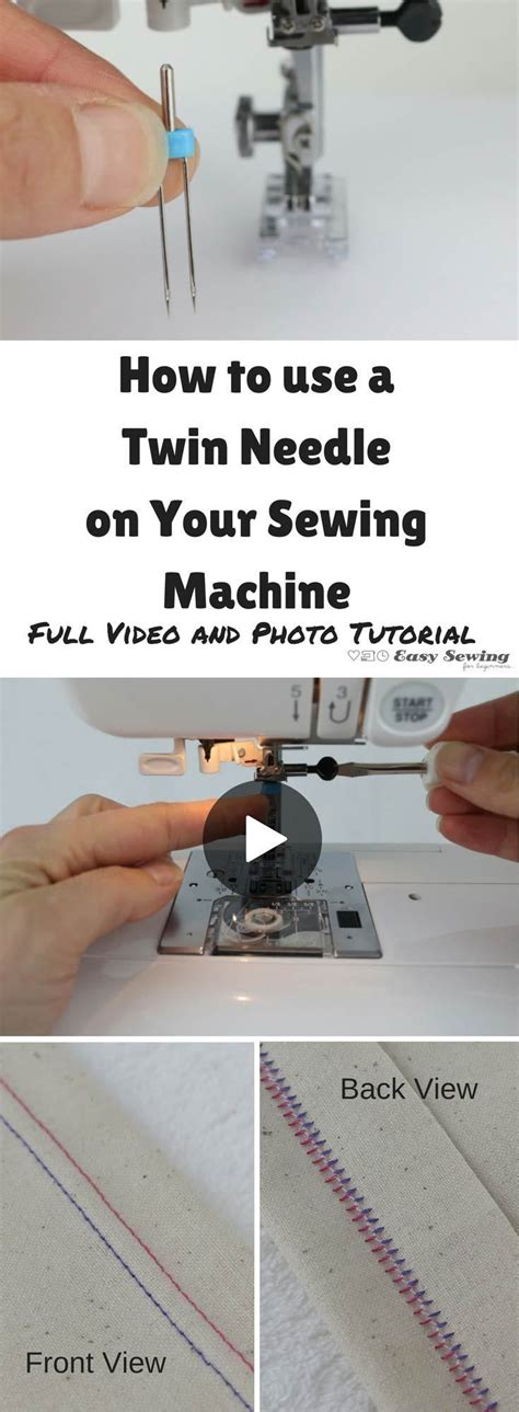 Image result for Twin Needle Tutorial