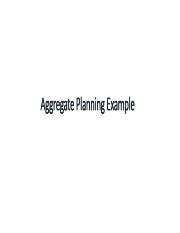Image result for Aggregate Planning Real-World Example