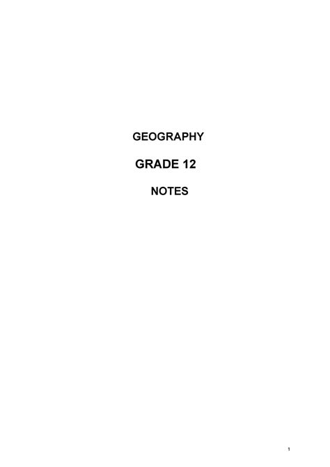 Image result for Geography Grade 12 Explained