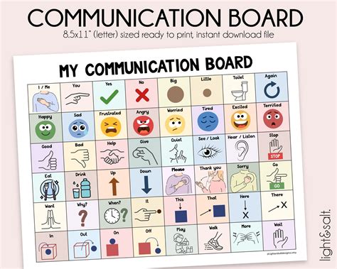 Simple Communication Board Printable 的图像结果