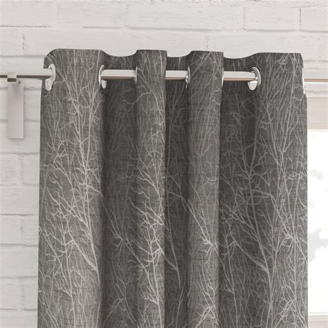 Buy Morris Set of 2 Jacquard Light Filtering Door Curtains from Home ...