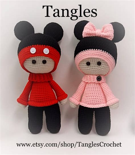Micky Big Head Doll Amigurumi 15 Tall | Etsy | Crochet dolls, Crochet ...