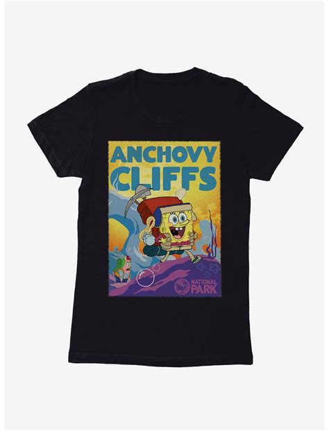 SpongeBob SquarePants Anchovy Cliffs Park Womens T-Shirt | BoxLunch