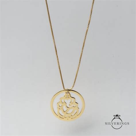 Buy Ganpati Bappa Morya Necklace online in India – Silverings