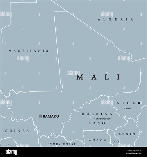 Mali Map Stock Photos & Mali Map Stock Images - Alamy