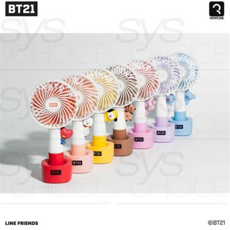 BTS BT21 Official Goods LED Fan Air Cooler Mini India | Ubuy