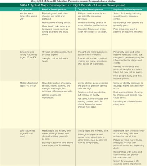 Image result for Human Development Stages Chart
