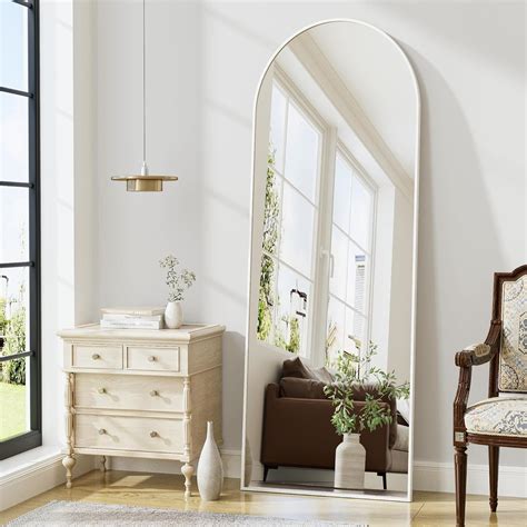 Amazon.com: ZMYCZ Arched Floor Mirror, 56"x20" Full Length Mirror ...